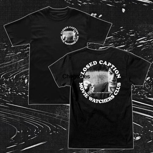 Closed Caption Movie Watchers Club vintage horror punk t shirt