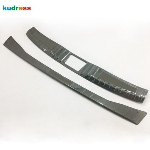 For Toyota CHR C-HR 2016 2017 2018 2019 Stainless Steel Car Rear Trunk Bumper Protector Sill Guard Tailgate Fender Accessories