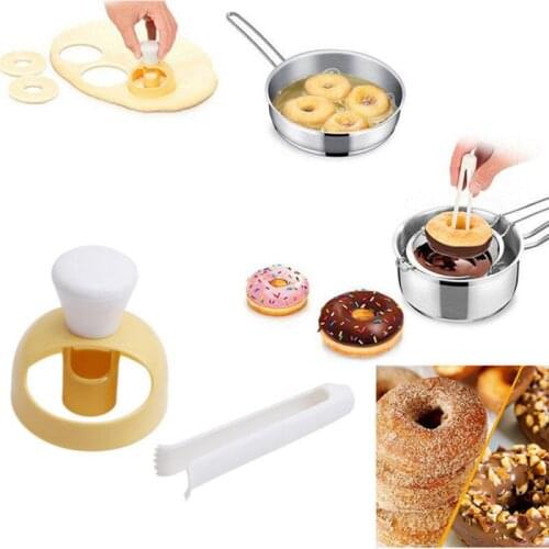1PC Donut Mold DIY Cake Mold Baking Bakeware Desserts Bread Cutter Maker Doughnut Mould Kitchen Tools Baking Mould
