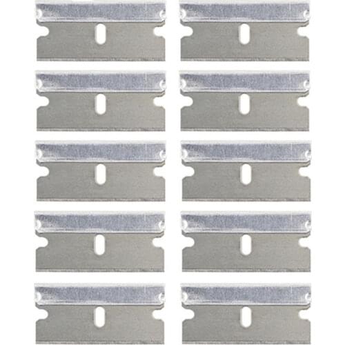 10 Pcs Meta Blades LCD Glue Remover Scraper For Mobile Phone Tablet Screen Repair Cleaning Tools Cleaner Brush (NO Handle)