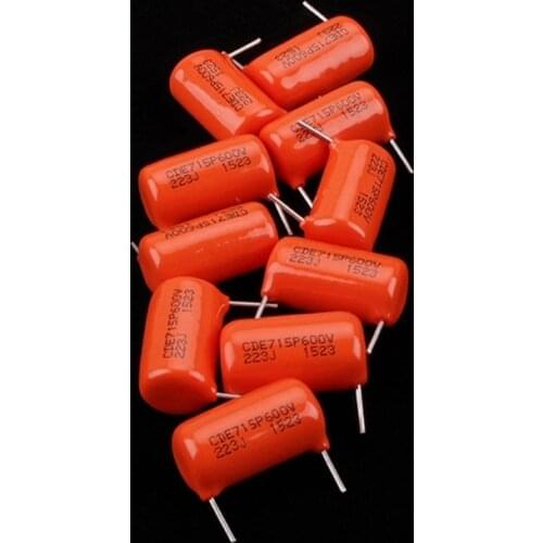 124F 10 x New Old Stock .01uf 200v Sprague Guitar Tone Capacitors Guitar Tone Capacitors