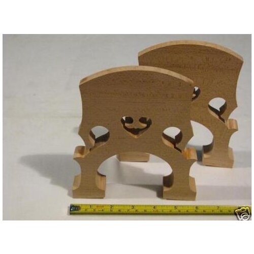 2pcs Brand new Double bass bridges 4/4,aged Maple