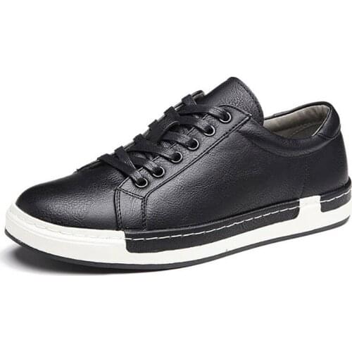 2019 Casual Shoes Men Fashion Handmade Vintage Shoes Brown Brand Male Shoes Genuine Leather Mens Leisure Shoes Plus Size 34-48