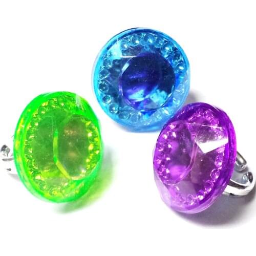 36X 3.2cm plastic Diamond 658 girl rings toy for kid party favor play gift R668 novelty birthday party favors toy and prize gift