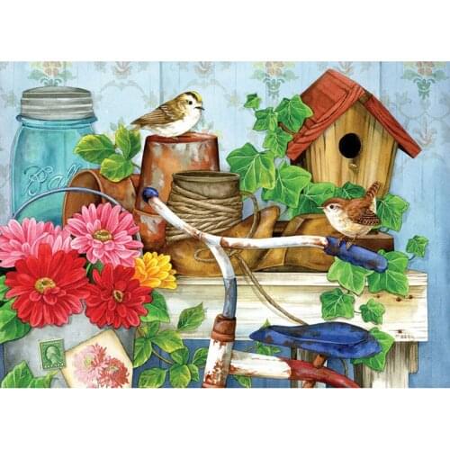 5d diamond painting full drill resin square Bird Flower Cross stitch handcraft work Diamond embroidery Mosaic decoration