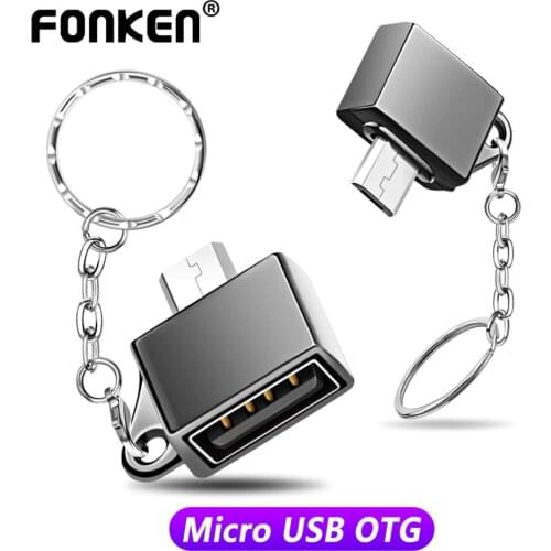 FONKEN Micro USB OTG Adapter USB flash drive OTG Plug Type-A Cable Converter for Android Phone Data Charging Connector
