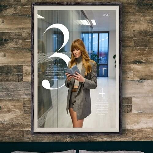 E449 Clara Raddatz Sexy Model Movie Star Wall Silk Cloth Poster Art Home Decoration Gift