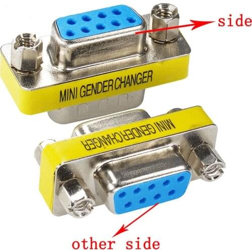 Etmakit RS232 9 Pin Female to Female Gender Changer Converter PC Extension Adapter NK-Shopping