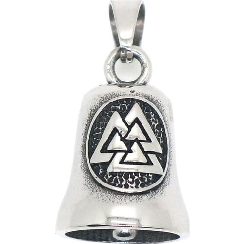 Unisex 316L Stainless Steel Newest Vikings Gloss Bell Pendant
