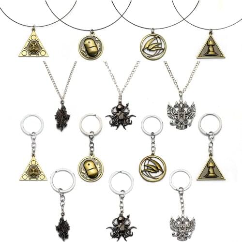 Hot Game Jewelry Arknights Keychain Amiya Texas Pramanix Charm Pendant Key Chains Metal Keyring Penguin Logistics Key Holder