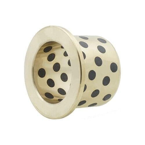 JFB 40*50*50 40*50*35 40*50*40 40*50*45 40*50*20 40*50*25 45*55*60 45*55*50 Flanged Bronze Impregnated Graphite Oilless Bushing