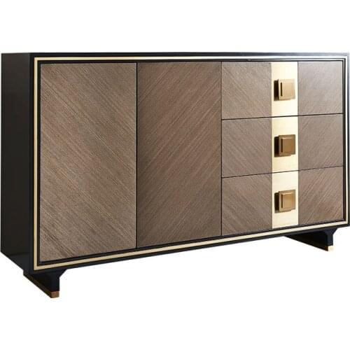 Light extravagance American Meal side cabinet lockers minimalist small apartment living room Entrance Cabinet furniture