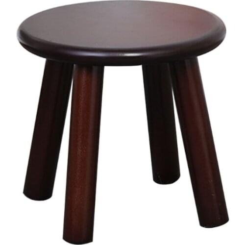 Small stool solid wood change shoe stool tea table creative children Stool