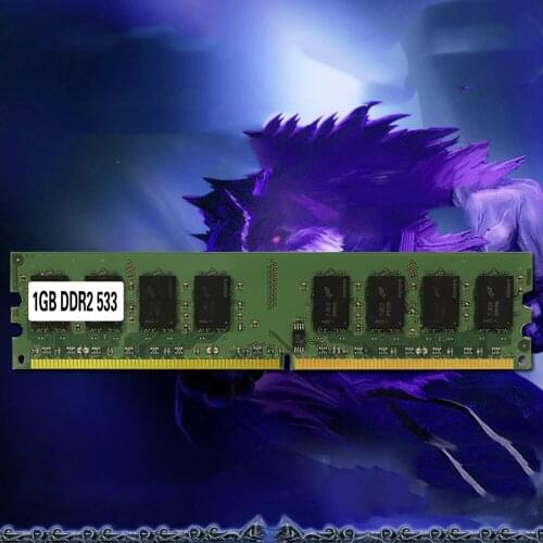 PC Memory Module 1GB DDR2 PC2-4200 DDR1 533MHZ Desktop PC Memory Module Computer Desktop DDR2 RAM 100% Brand New Good Quality