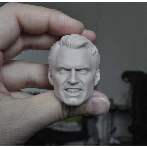 1/6 Scale Henry Cavill Unpainted Male Head Model Furious Version for 12''Figure Body DIY Accessories