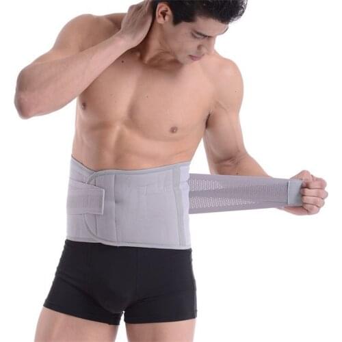 2020 New Women And Men Back Support Brace Belt Lumbar Lower Waist Double Adjust Back Pain Relief waist support sport accessories