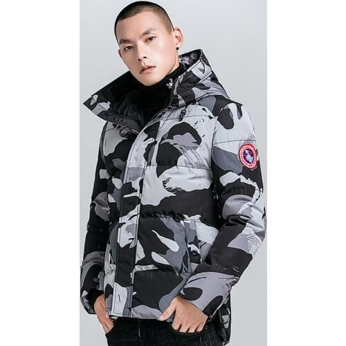 New Fashionable Camouflage Winter Hooded Jackets Casual Mens Parkas Coats Military Thicken Warm Male Overcoat Streetwear