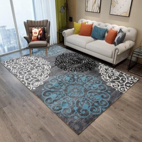 New hot selling modern 3D Japanese living room wood floor carpet bedroom living room anti slip anti fouling carpet
