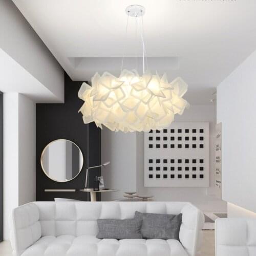 New modern simple living room bedroom dining room ceiling lamp personality bar clothing store acrylic Flower Chandelier