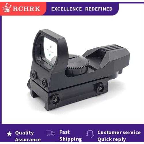 Hunting sight Hot 20mm Rail Riflescope Hunting Optics Holographic Red Dot Sight Reflex 4 Reticle Tactical Scope Collimator Sight