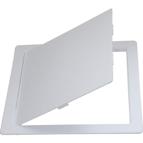 Access Door Easy-Snap Wall or Ceiling Access Panel for 100*150mm -480*480mm Opening Flush Universal ABS Square White Plastic