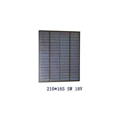 Solar panel 18V 5W Polocrystaline solar cell panel with cable solar charger power supply 210mm*165mm