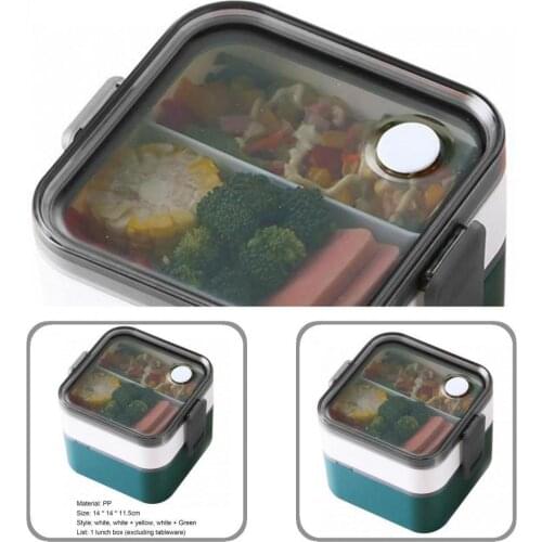 Food Grade Useful Portable Student Lunch Box Portable Food Container No Odor for Office