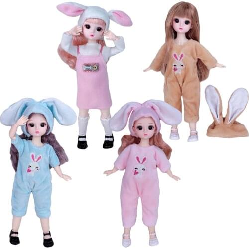 DIY Movable Joint Full Body Doll Durable Safe Simulation Role-playing Girl Makeup Princess Toy Decoration Kids Birthday Gifts