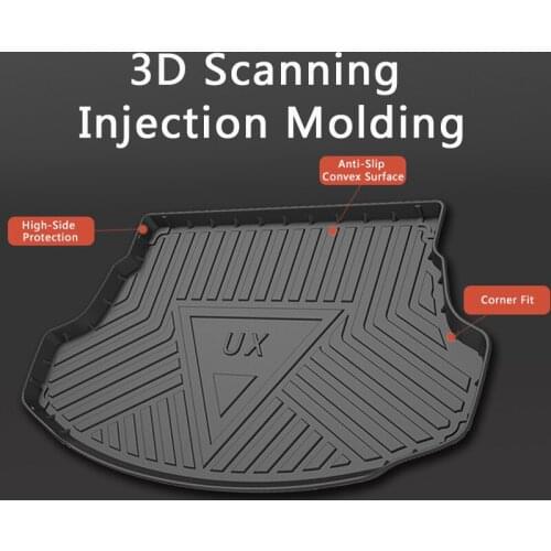QHCP Trunk Mat Cargo Liner Tray Pad Carpets TPE Waterproof Non-slip For Lexus NX 14-20 RX 16-20 UX 19 ES 15-20 GS 12-18 CT 11-19