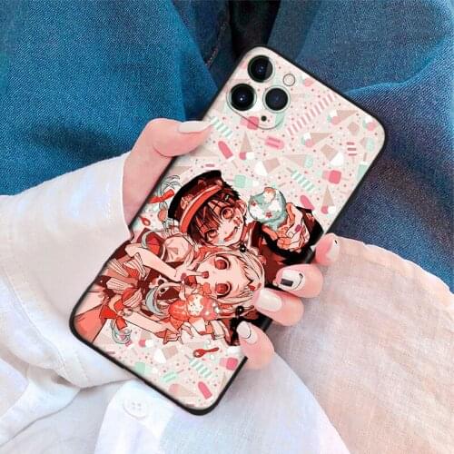Toilet bound hanako kun anime manga art silicone Phone Case FOR iPhone Se 6 6s 7 8 Plus X Xr Xs 11 12 Mini Pro Max Glass Cover
