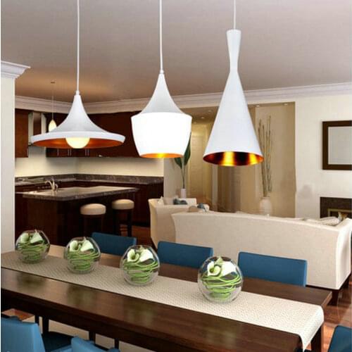Modern Black White Simple Aluminium Novelty Pendant Lamp Design Children Bedroom Restaurant Decoration shade Pendant Light