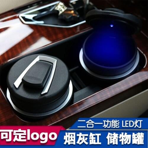 1 Pcs Car Ashtray Garbage Storage Cup Container Cigar Ash Tray Car Styling Universal Size Car Automobiles Interior Accessories