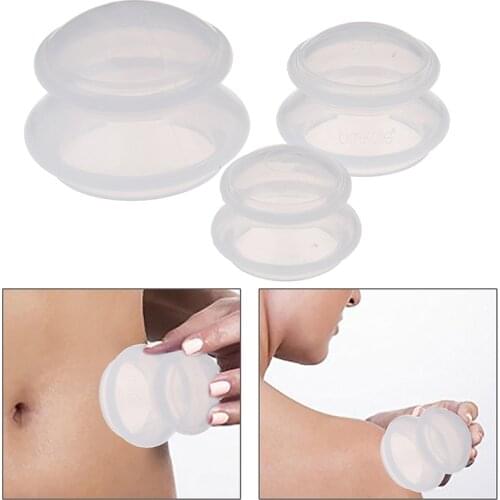 1Pcs Silicone Moisture Absorber Anti Cellulite Vacuum Cupping Cup Family Facial Body Massage Therapy Cupping Cup