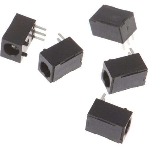 10pcs DC-003 3.5*1.3mm DC Power Jack Socket Connector 3-Pin Panel Mount Plugs