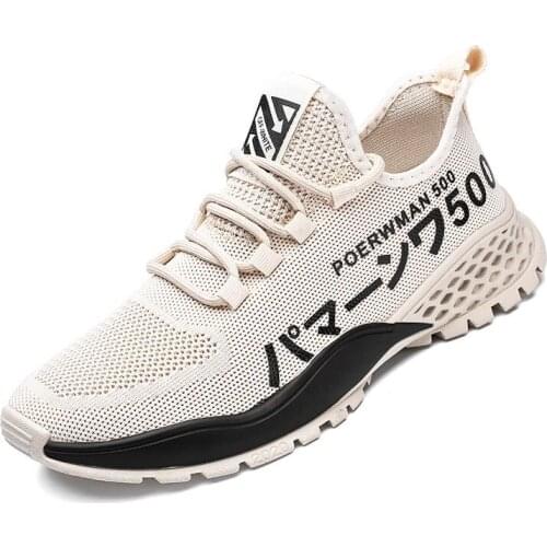 2021New Men Shoes Sneakers Breathable Casual No-slip Men Vulcanize Shoes Male Air Mesh Lace Up Wear-resistant Shoes Male Tenis