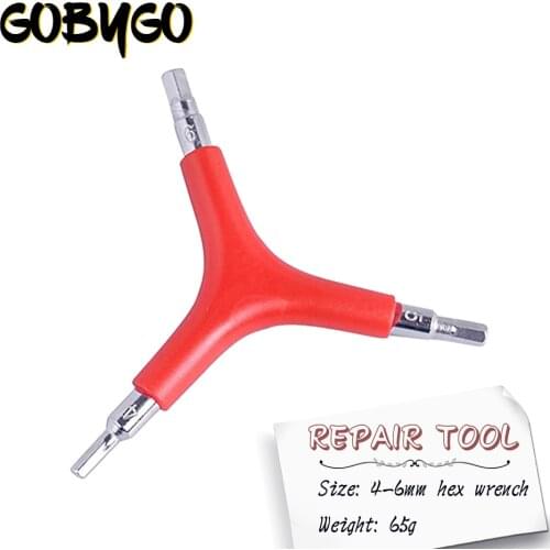 3 Way Hex Wrench Spanner Bicycle Repair Tools Trigeminal Allen Hex Socket Cycling Mountain Bike MTB Repair Tool