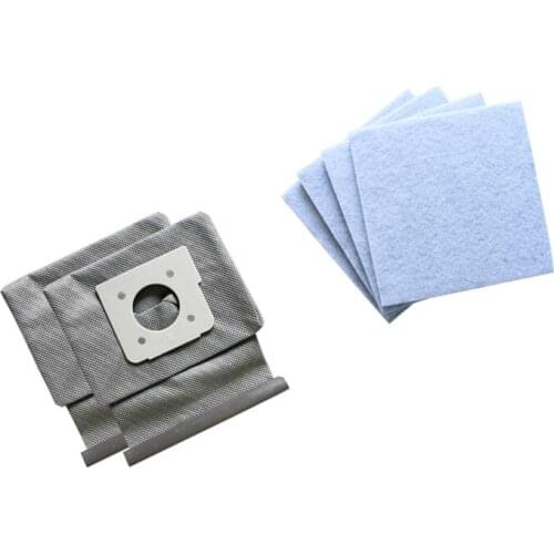4x Motor Filter + 2x Washable Vacuum Cleaner Bag Dust Filter Bags for lg V-743RH V-2800RH V-2800RB V-2800RY V-2810 Cleaner