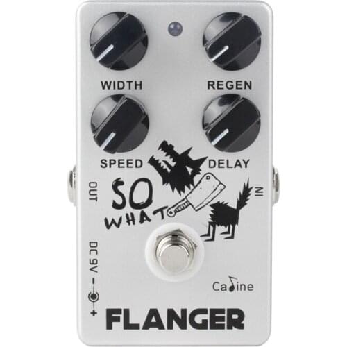 Caline CP-66 the "SO WHAT" Flanger Guitar Effect Pedal Amplifier Guitar Pedal Accessories