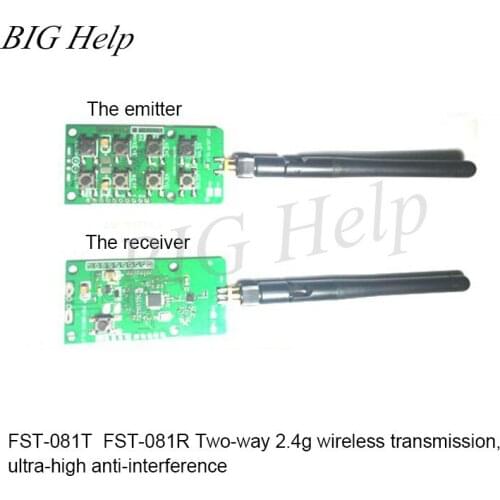 Four-channel Four-button 2.4G Digital Remote Control Wireless Sensor Wireless Transmission Receiving Long Distance