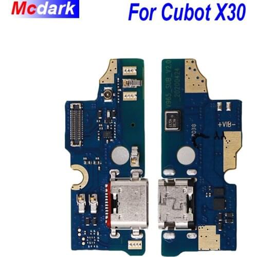 For Cubot X30 Micro USB board Plug Charge Port Board Connector Flex Cable Microphone Board For Cubot X30