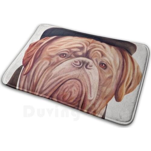 Dogue De Bordeaux Soft Non-Slip Mat Rug Carpet Cushion Steampunk Steam Punk Dog Dogue De Bordeaux