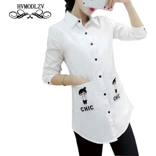 Женские рубашки с длинным рукавом HVMODLZV China At AliExpress