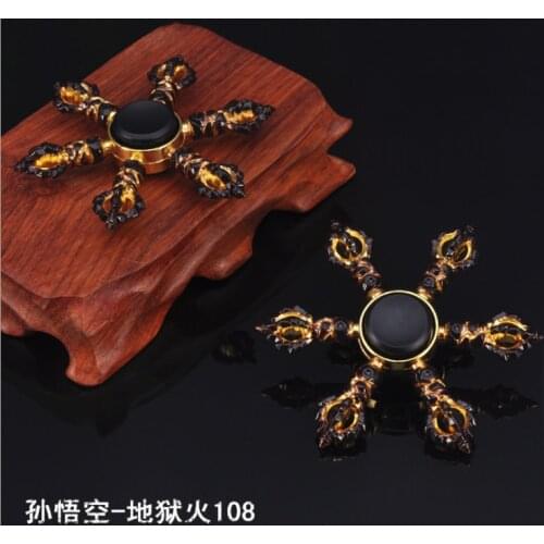 Game Accessories Monkey King Hellfire Animation Weapon Fingertip Spinner Toys Pendant Stress Relief Toys Jewelry Gifts