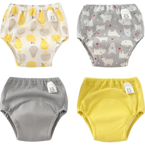 New Reusable Mesh Nappy Panties for Baby Kids Infant Children Breathable Toilet Potty Training Pants Cloth Diapers Girls Boys