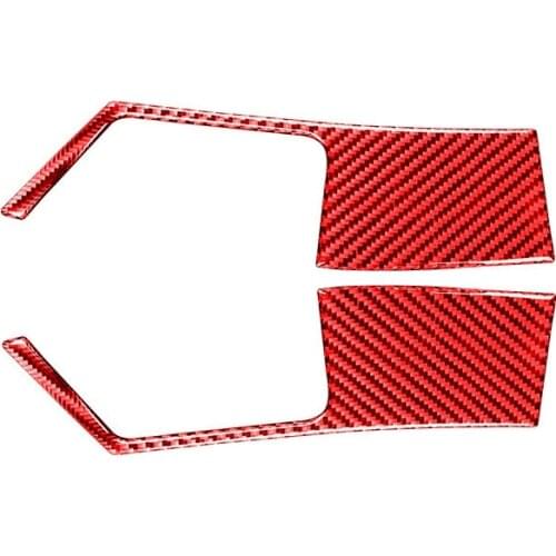 For Nissan GTR R35 2009-2015 Carbon Fiber Door Armrest Panel Sticker Window Control Console Frame Cover Trim
