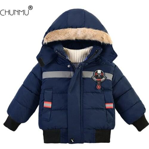 Autumn Fashion Baby Clothes Boys Girls Cotton Coat Fashion Artificial Fur Jacket Warm Infant Kids Hooded Outerwear 1-3 Years