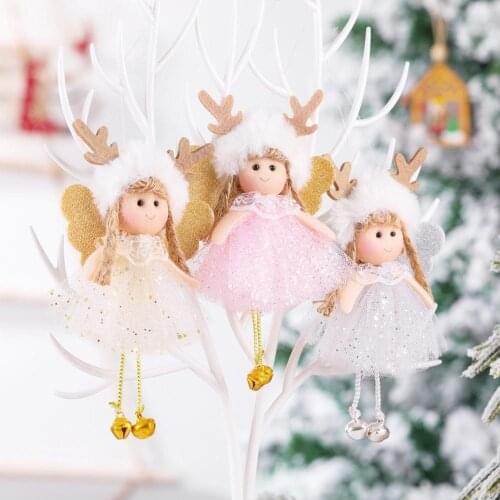 Christmas Plush Doll Pendant Merry Christmas Tree Decor 2020 Christmas Decorations For Home Xmas Navidad Gift Happy New Year 202