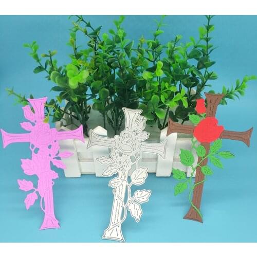 Wood grain cross flower winding lace DIY metal cutting mold, scrapbook card making, embossed background, handmade artwork