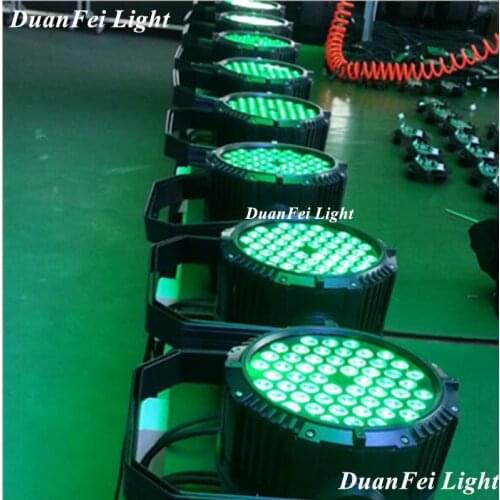 Roadcase) 10pieces/lot Ip65 led par 54x3w outdoor par led rgbw waterproof led par54