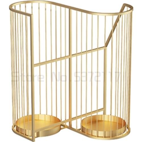 Umbrella rack storage rack in the lobby of a hotel